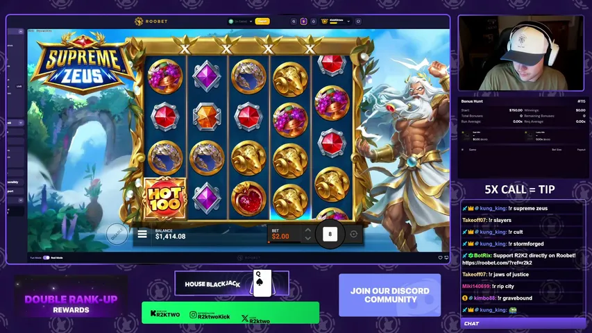 r2ktwo playing Slots & Casino - Live Casino Stream