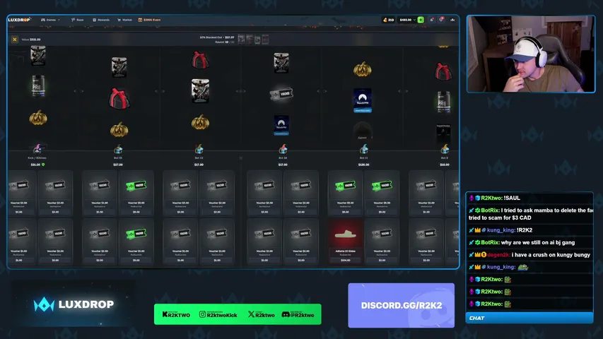 r2ktwo playing Slots & Casino - Live Casino Stream