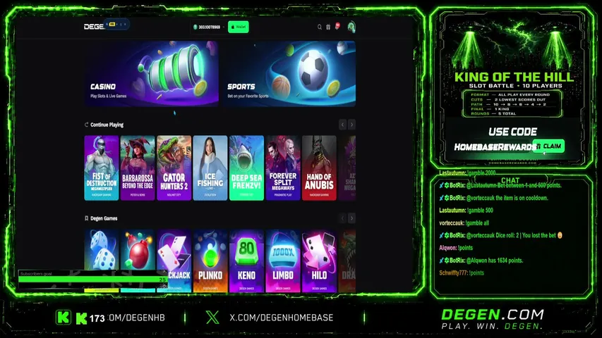 degenhb playing Slots & Casino - Live Casino Stream