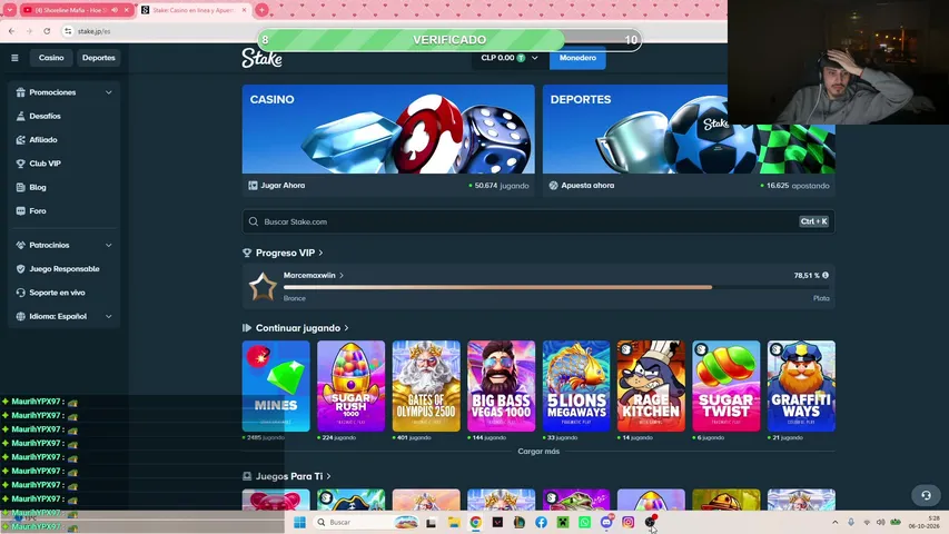 cespi420 playing Slots & Casino - Live Casino Stream