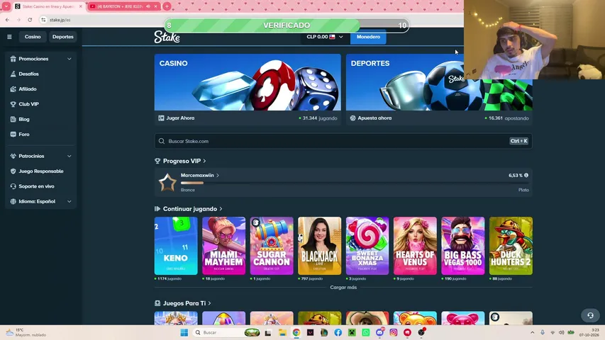 cespi420 playing Slots & Casino - Live Casino Stream