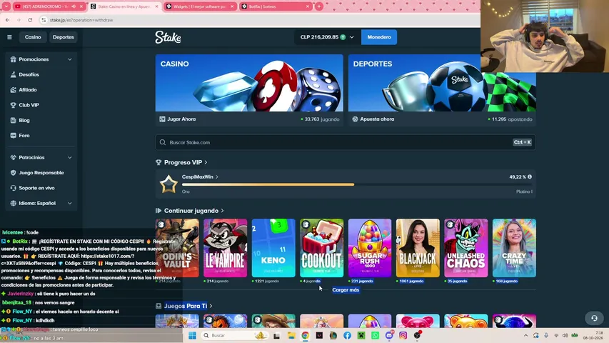 cespi420 playing Slots & Casino - Live Casino Stream