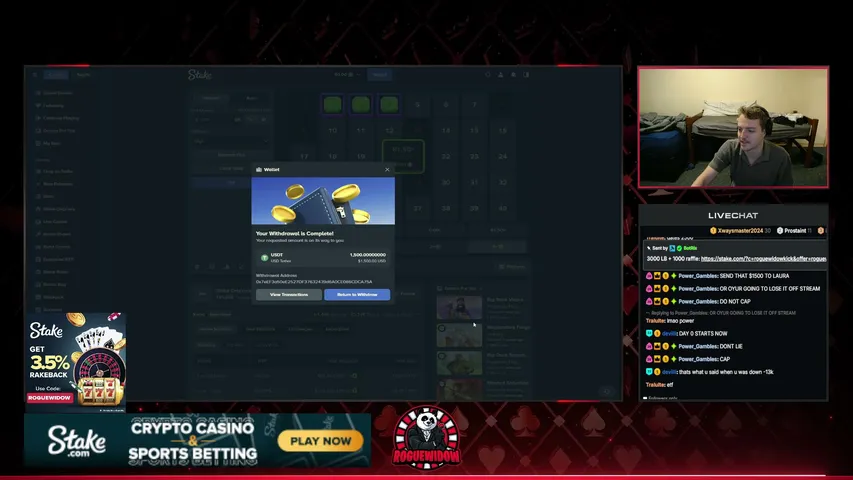 roguewidow playing Slots & Casino - Live Casino Stream