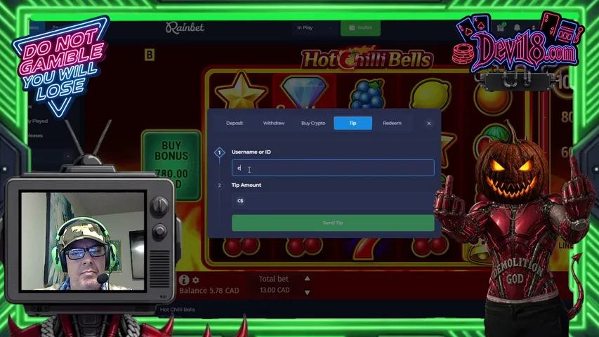 darthdevil playing Slots & Casino - Live Casino Stream