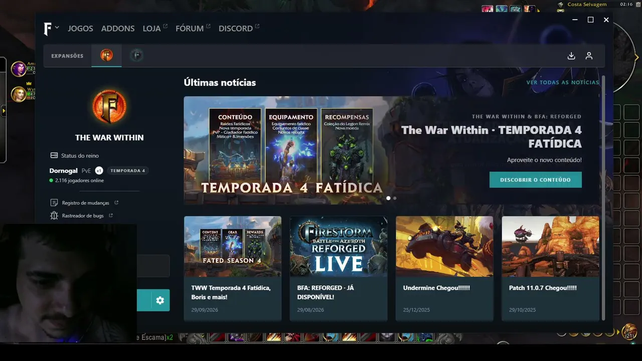 INICIANTE JOGANDO