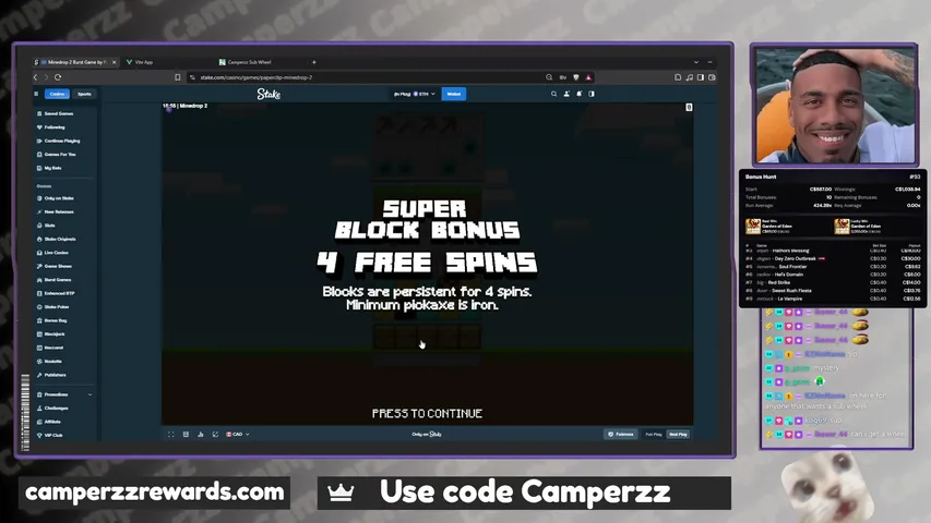 camperzz1 playing Slots & Casino - Live Casino Stream