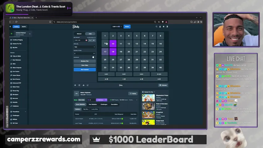 camperzz1 playing Slots & Casino - Live Casino Stream