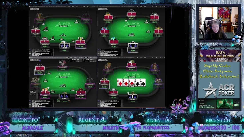 Stormer Home Game & Big O PLO8 Game on !ACR Poker - Giveaways - Bounties - $75 Jackpot!