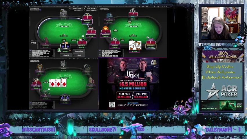 arlynnia playing Poker - Live Casino Stream