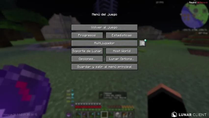 Jugando Minecraft mientras duren las vacaciones...