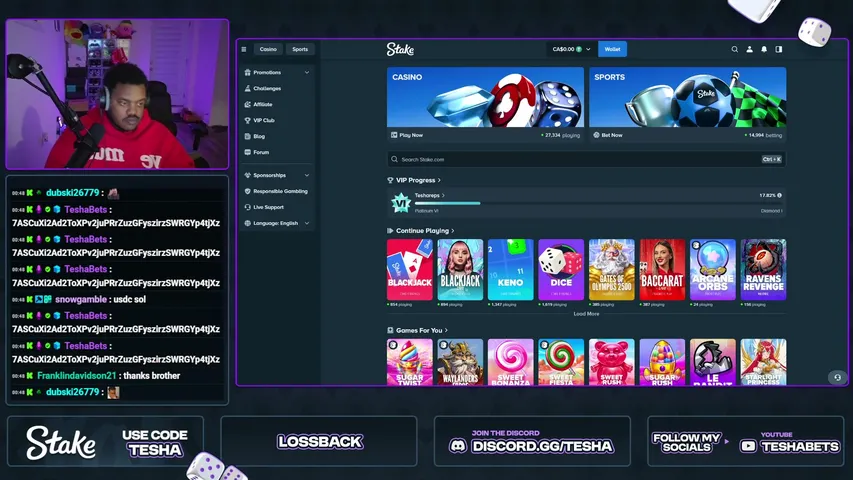 teshabets playing Slots & Casino - Live Casino Stream