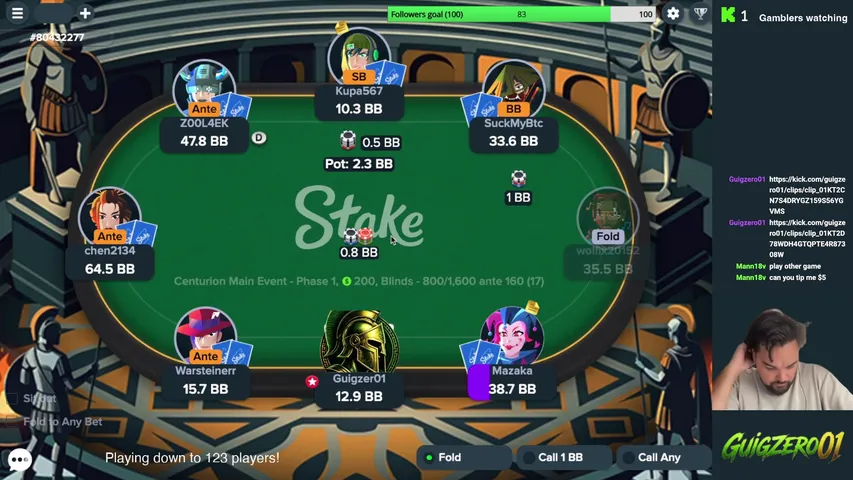 $200 MAIN EVENT MYSTERY BOUNTY - PHASE 1 | STAKE POKER CENTURION SERIES