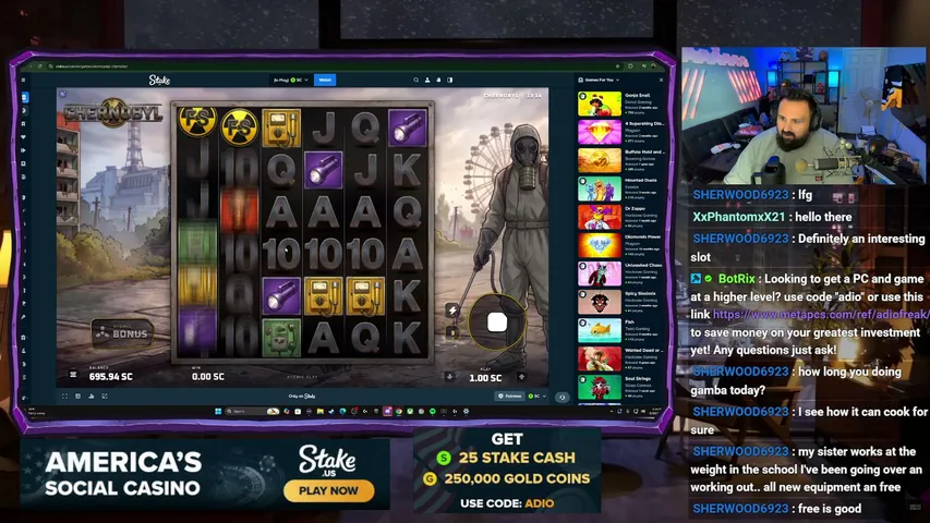adiofreak playing Slots & Casino - Live Casino Stream