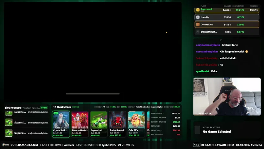 SuperSmask playing Slots & Casino - Live Casino Stream