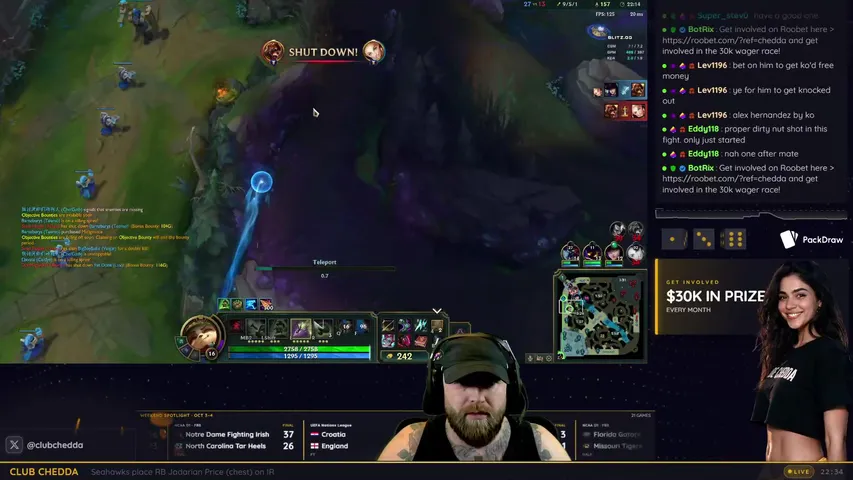 clubchedda playing League of Legends - Live Casino Stream