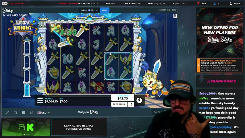 frankdimes playing Slots & Casino - Live Casino Stream