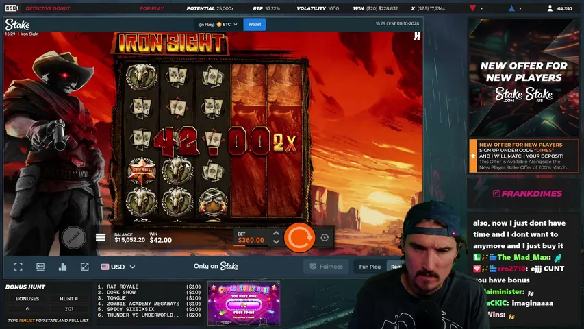 frankdimes playing Slots & Casino - Live Casino Stream