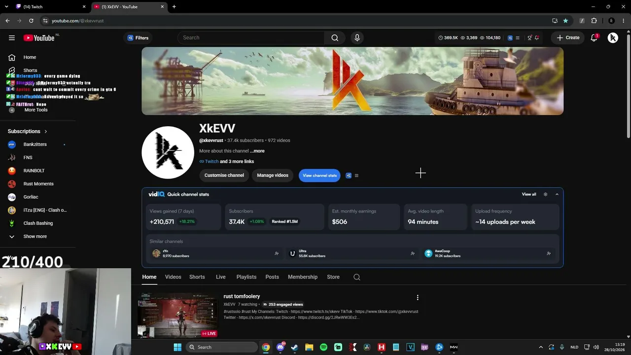 xkevv live stream