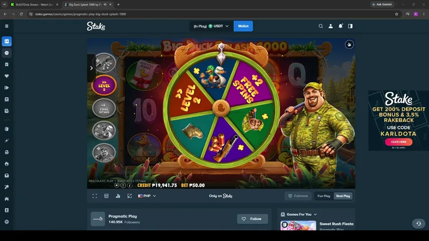 karldotaa playing Slots & Casino - Live Casino Stream