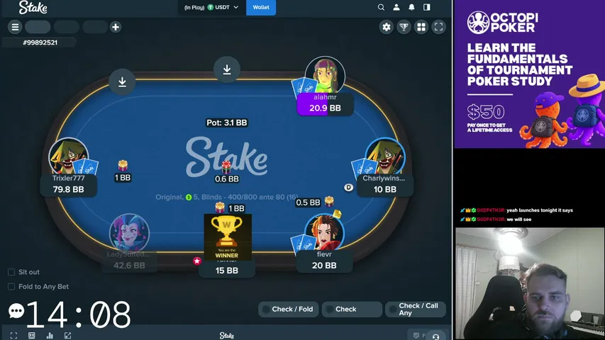 Raivisf playing Poker - Live Casino Stream