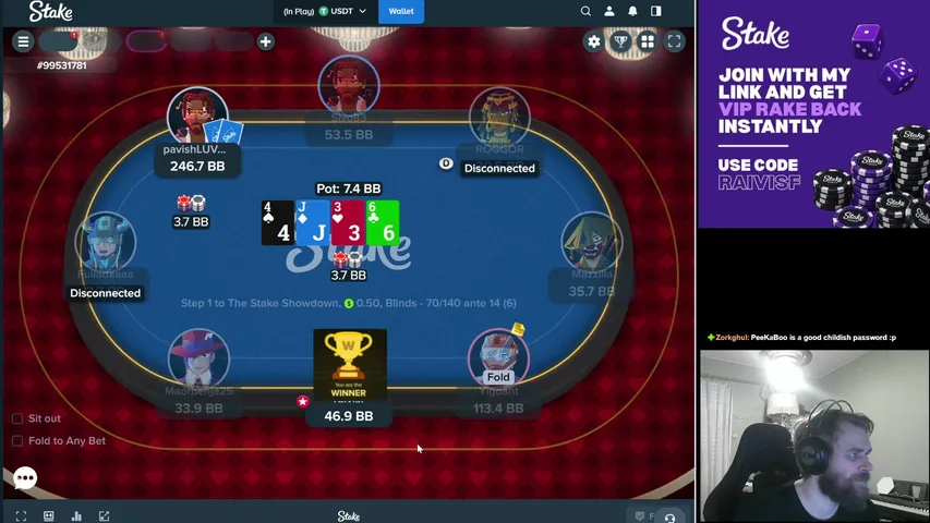 Raivisf playing Poker - Live Casino Stream