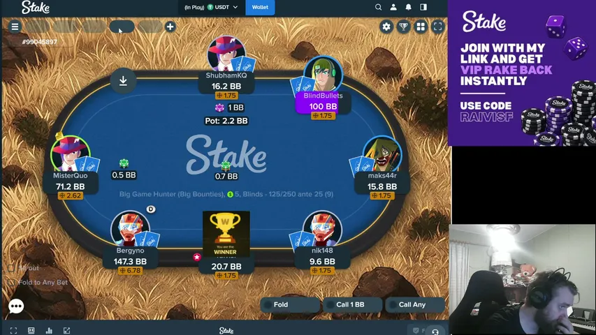 Raivisf playing Poker - Live Casino Stream
