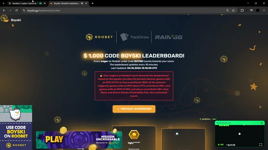 Boyski playing Slots & Casino - Live Casino Stream