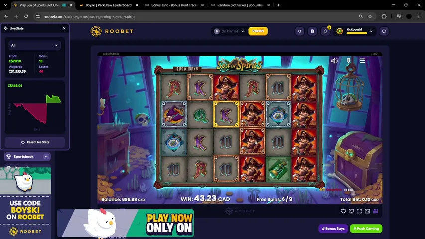 Boyski playing Slots & Casino - Live Casino Stream