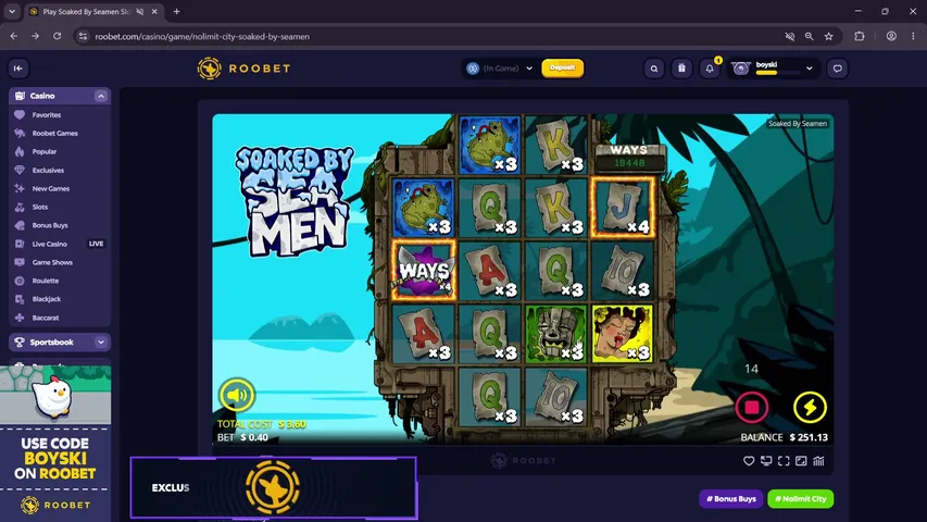Boyski playing Slots & Casino - Live Casino Stream