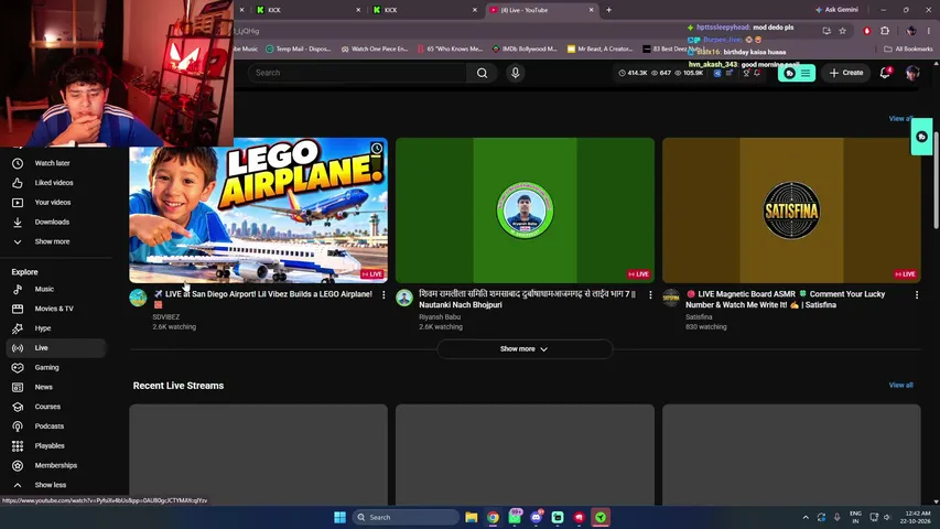 Live preview of abhi9av's Kick stream