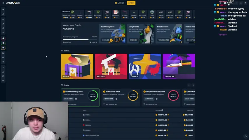 acass playing Slots & Casino - Live Casino Stream