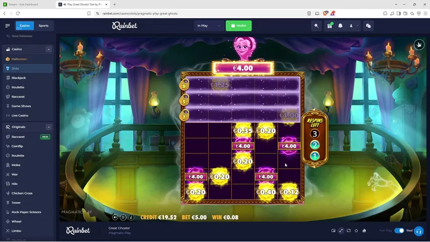 chrismc1x playing Slots & Casino - Live Casino Stream