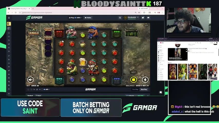 bloodysaintt playing Slots & Casino - Live Casino Stream