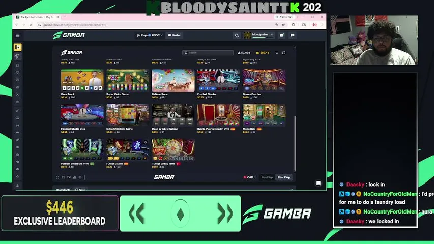 bloodysaintt playing Slots & Casino - Live Casino Stream