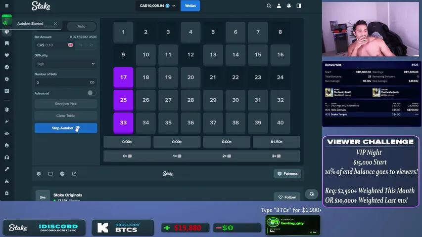 BTCs playing Slots & Casino - Live Casino Stream