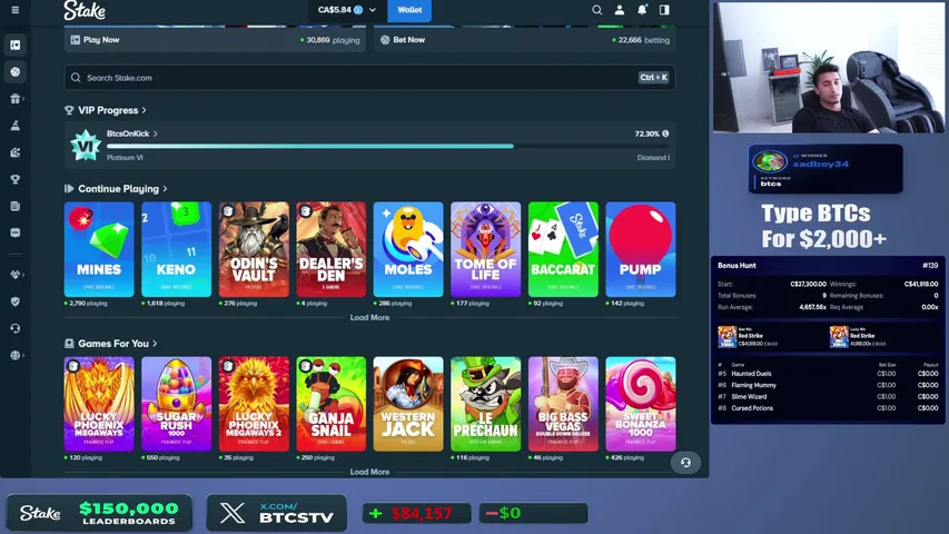 $15K RAW REAL MONEY GAMBLING! 🔴[NEW] SECOND MONTHLY BONUSES 🔴 $150,000 Leaderboard 🔴 Double Weeklies🔴