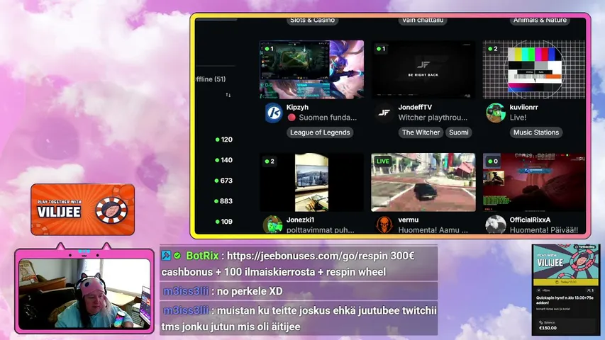 vilijee playing Slots & Casino - Live Casino Stream