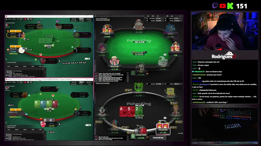 rodriguessf playing Poker - Live Casino Stream