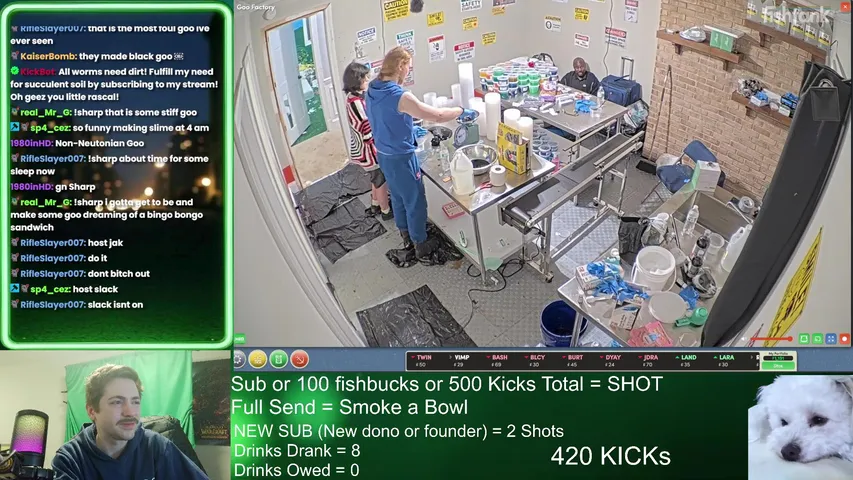 FISHTANK WATCH PARTY DAY 25 | BURT and the Goo Factory | Sub = SHOT