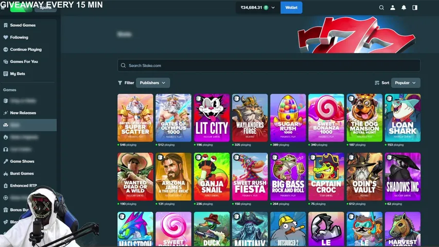 heavenwins playing Slots & Casino - Live Casino Stream