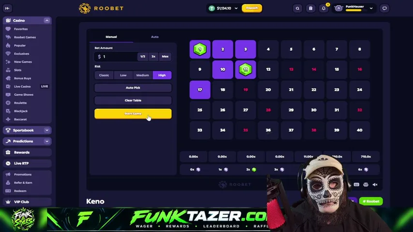funktazer playing Slots & Casino - Live Casino Stream