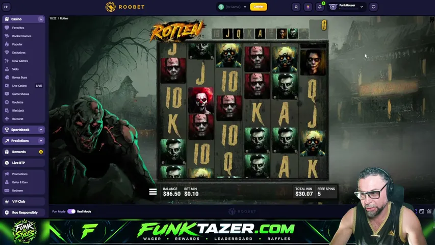 funktazer playing Slots & Casino - Live Casino Stream
