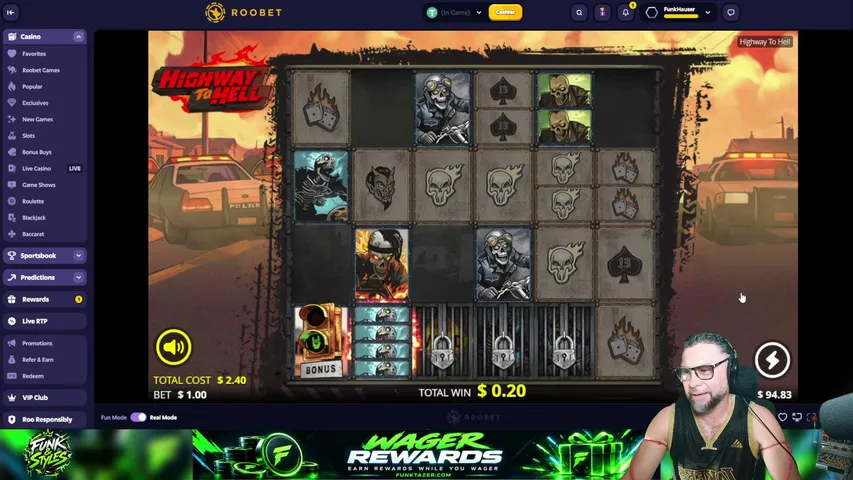 funktazer playing Slots & Casino - Live Casino Stream