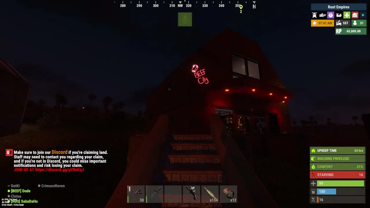 DudeofRust live