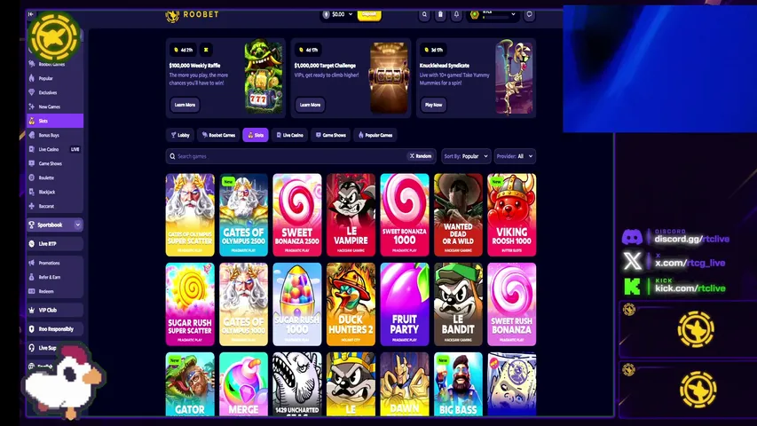 rtclive playing Slots & Casino - Live Casino Stream