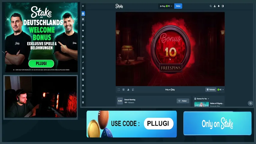 PLLUGII playing Slots & Casino - Live Casino Stream