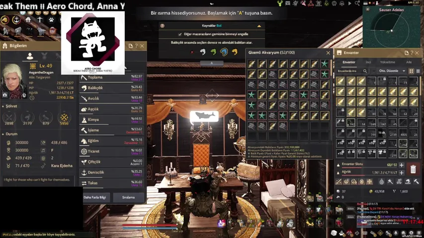 ⎱◤|⍿ Guru 43🐟 ⍿ 7/24🔴ᴴᴰ ⍿ 2520 Mastery ⍿ Mystical Fish 3/5 ⍿|◢⎰