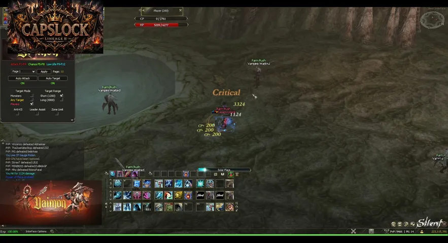 caapsloockx3 Lineage 2 stream image