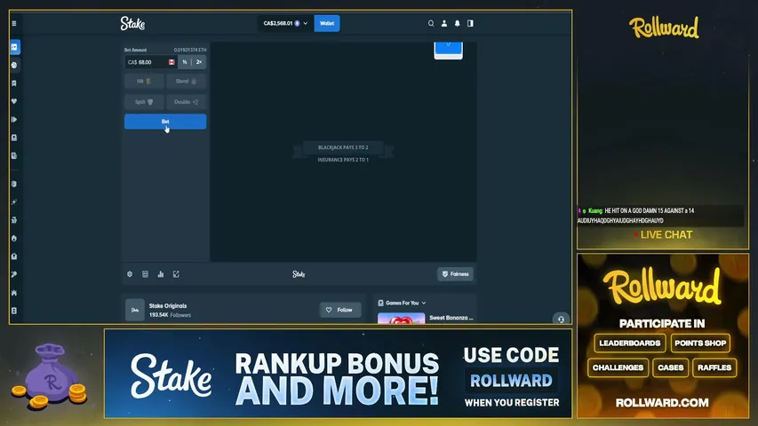 kuang playing Slots & Casino - Live Casino Stream