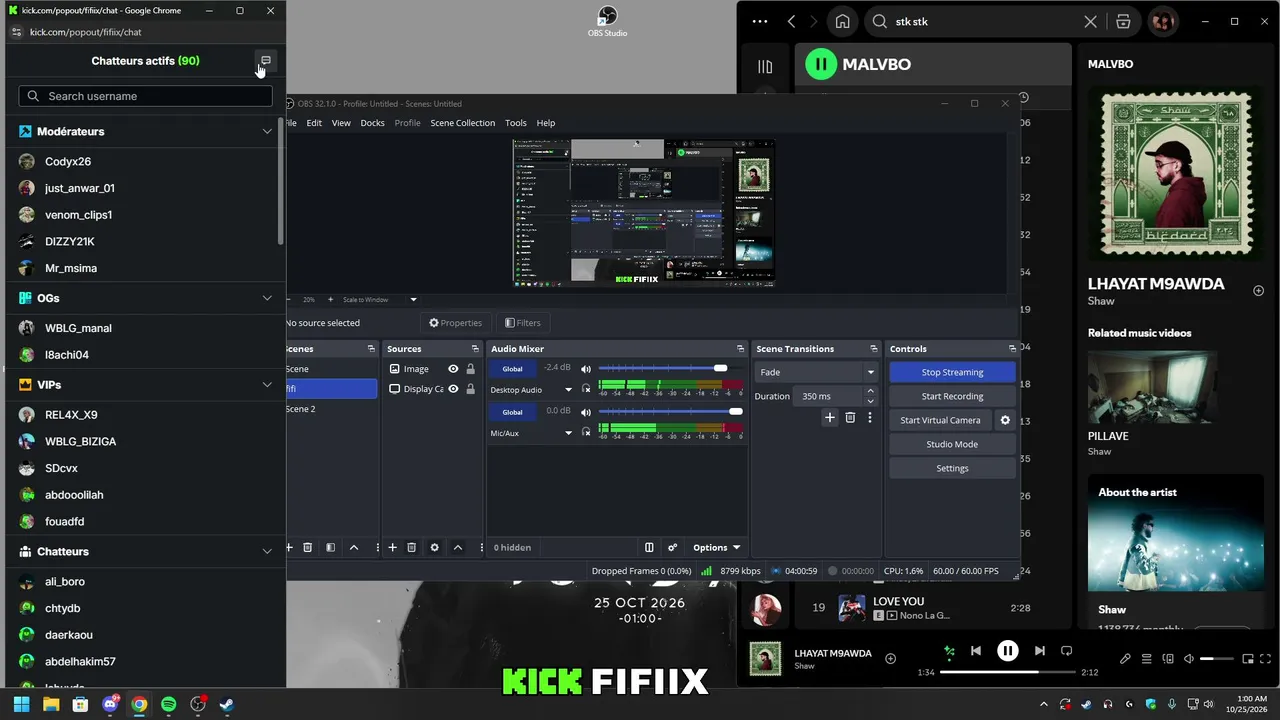 Fifiix live stream